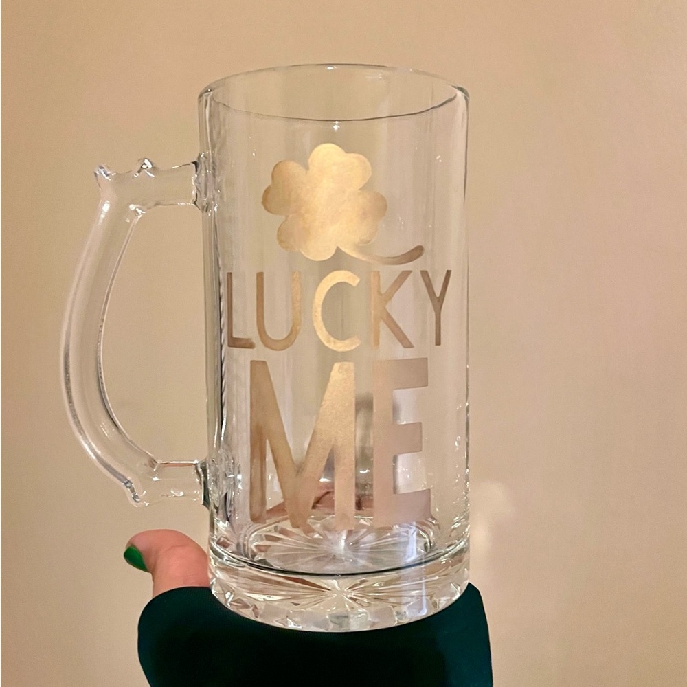 🍀Lucky Glass Mug - 🆕